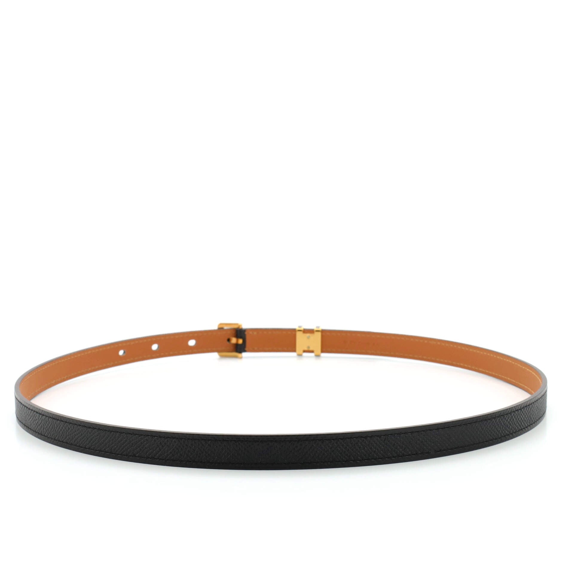 Pop H Belt Leather Thin 80