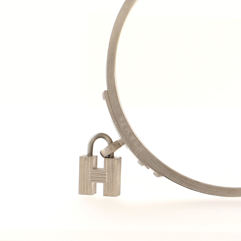 Kelly Lock Cadena Bracelet Metal and Leather