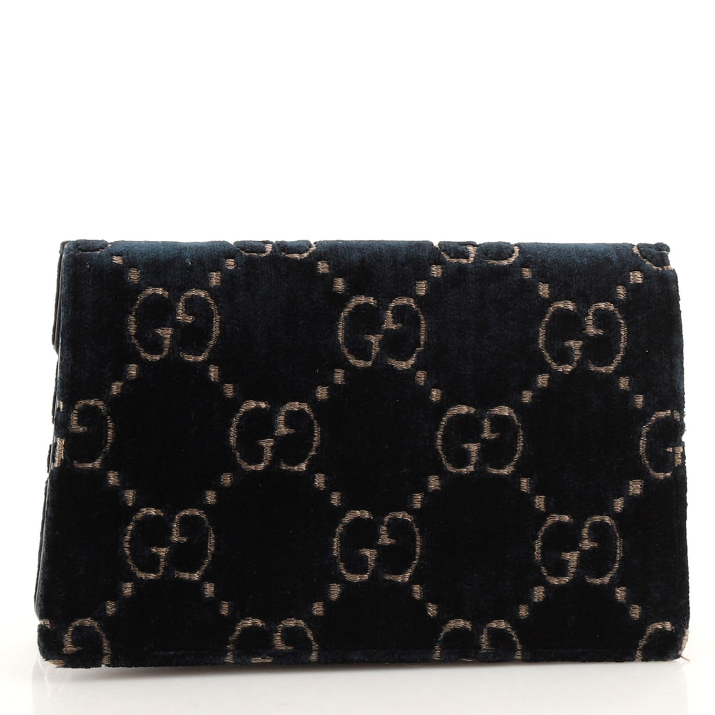 Dionysus Bag GG Velvet Super Mini