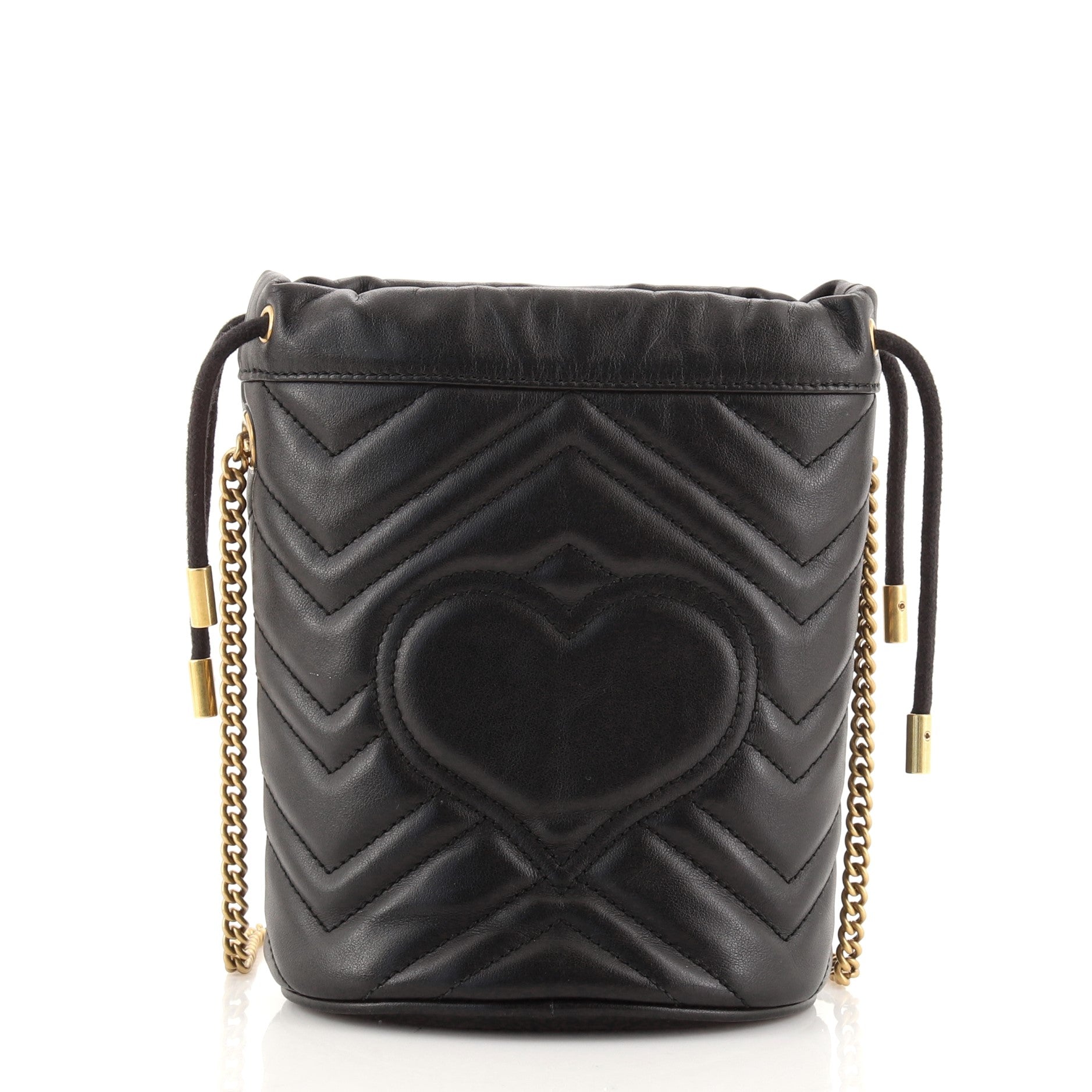 GG Marmont Bucket Bag Matelasse Leather Mini