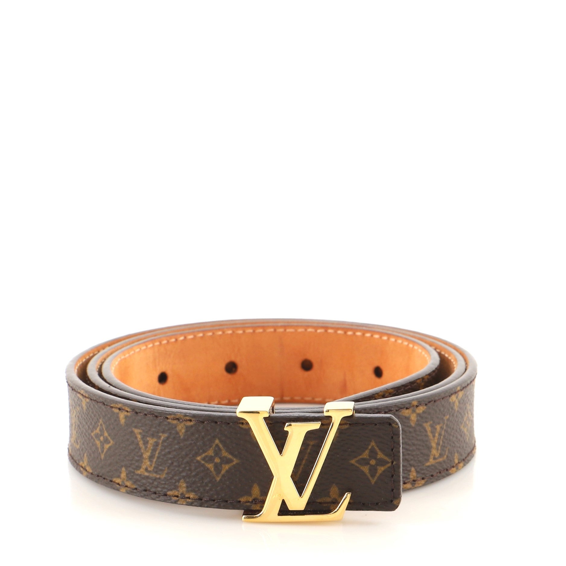 LV Initiales Belt Monogram Canvas Thin 85