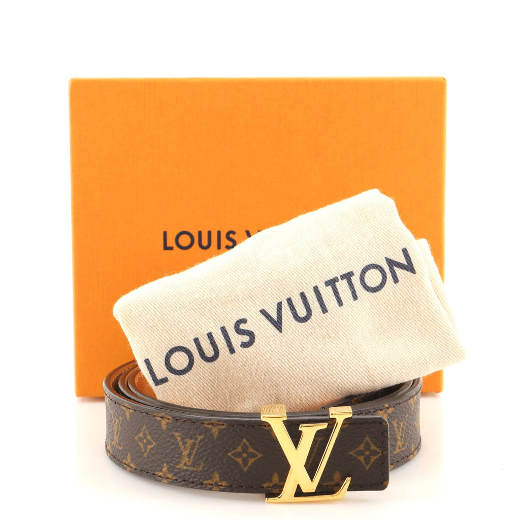 LV Initiales Belt Monogram Canvas Thin 85