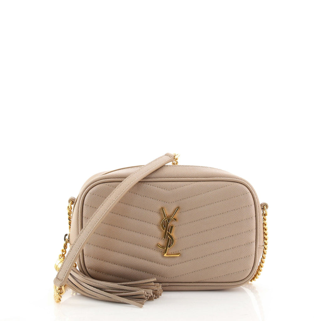 Lou Camera Bag Matelasse Chevron Leather Mini