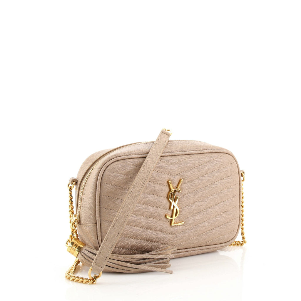 Lou Camera Bag Matelasse Chevron Leather Mini