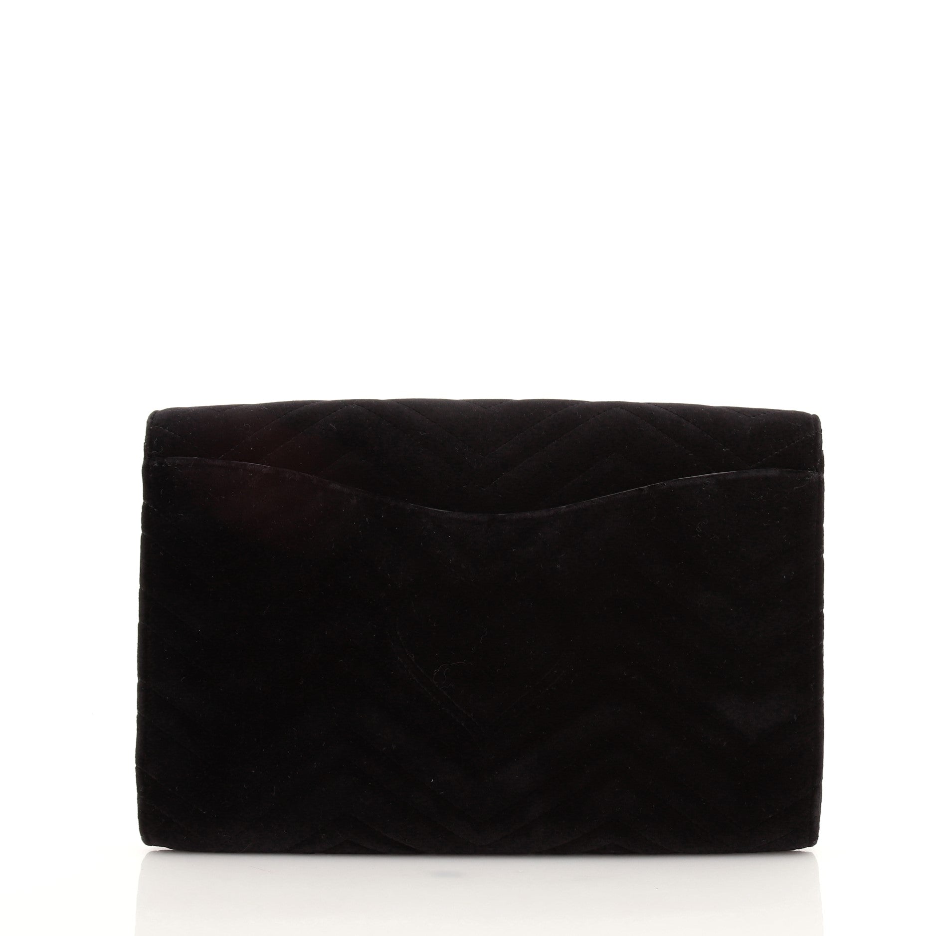 GG Marmont Flap Clutch Matelasse Velvet