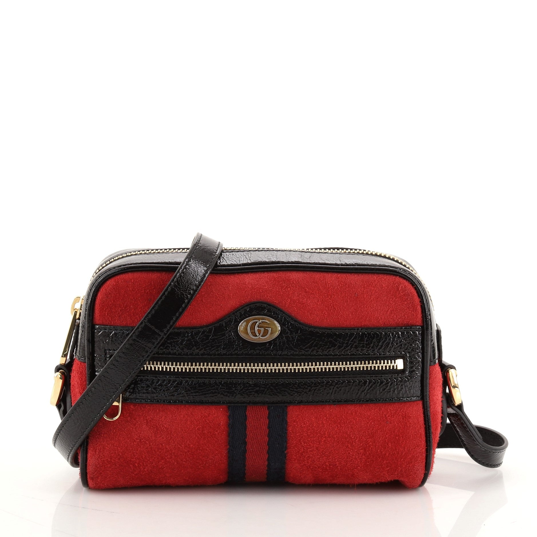 Ophidia Shoulder Bag Suede Mini