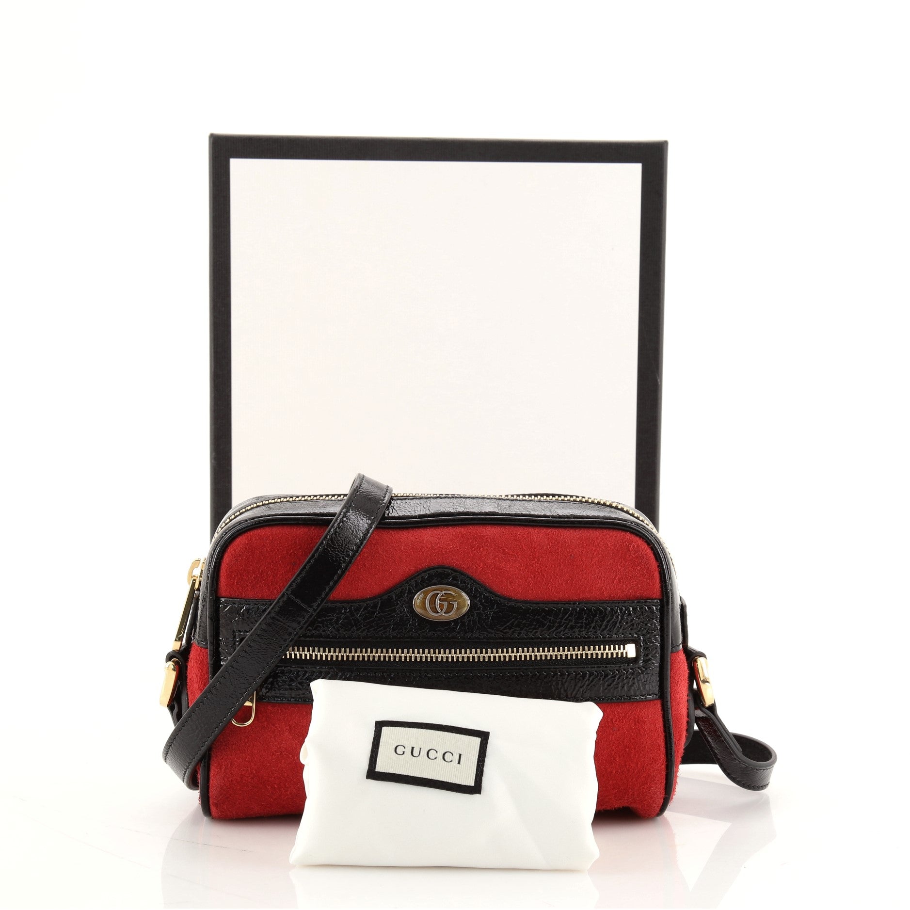 Ophidia Shoulder Bag Suede Mini