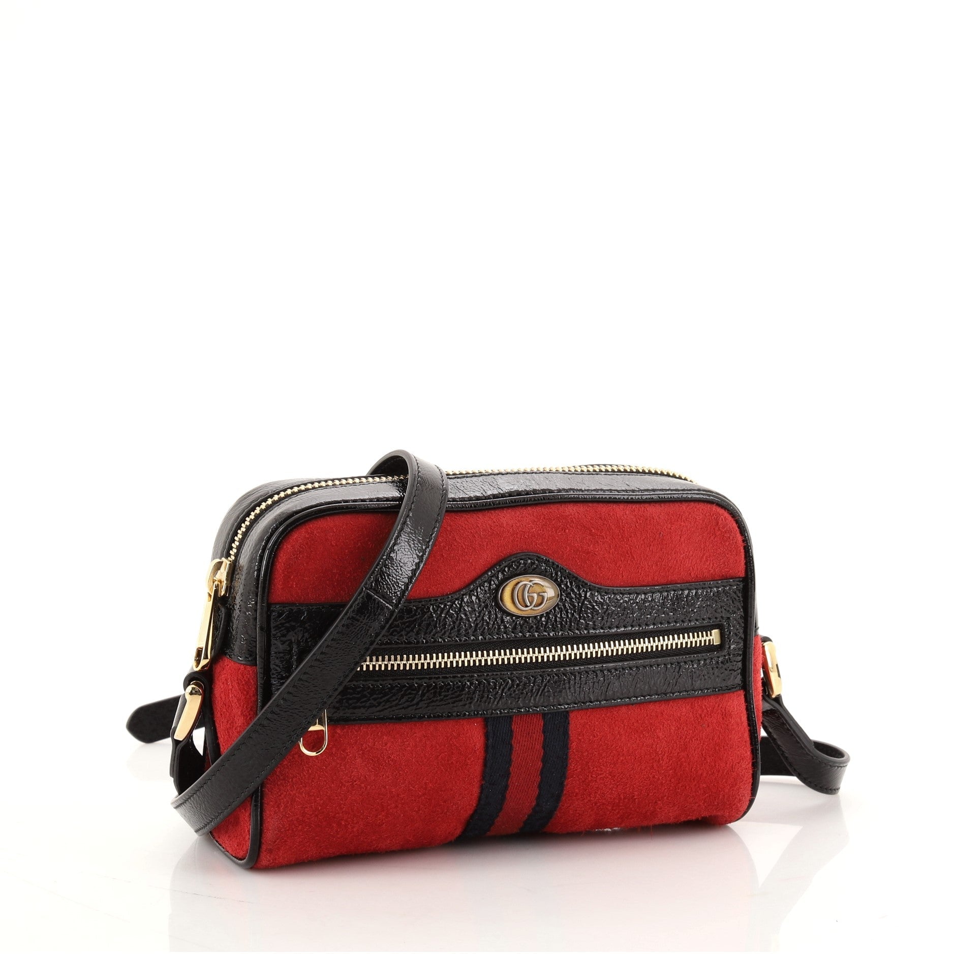 Ophidia Shoulder Bag Suede Mini