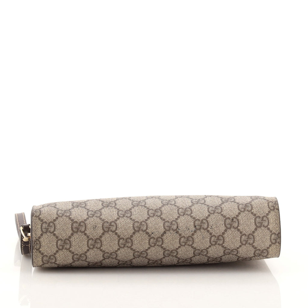 Wristlet Clutch GG Coated Canvas
