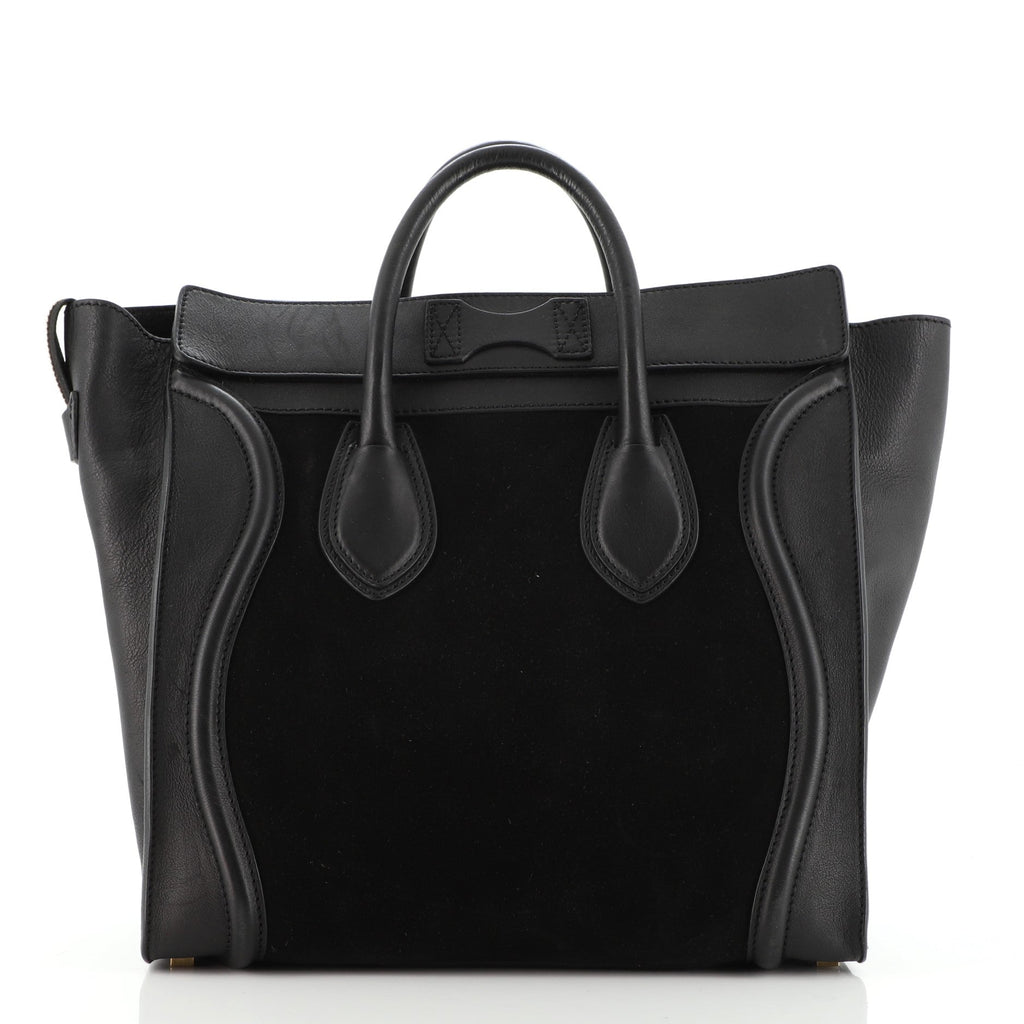 Luggage Bag Suede Mini