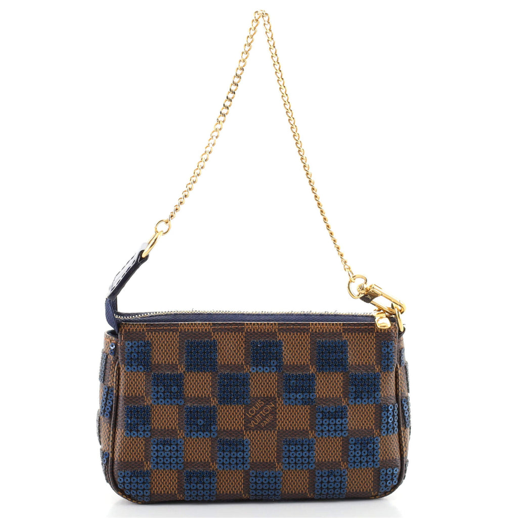 Pochette Accessoires Damier Paillettes Mini