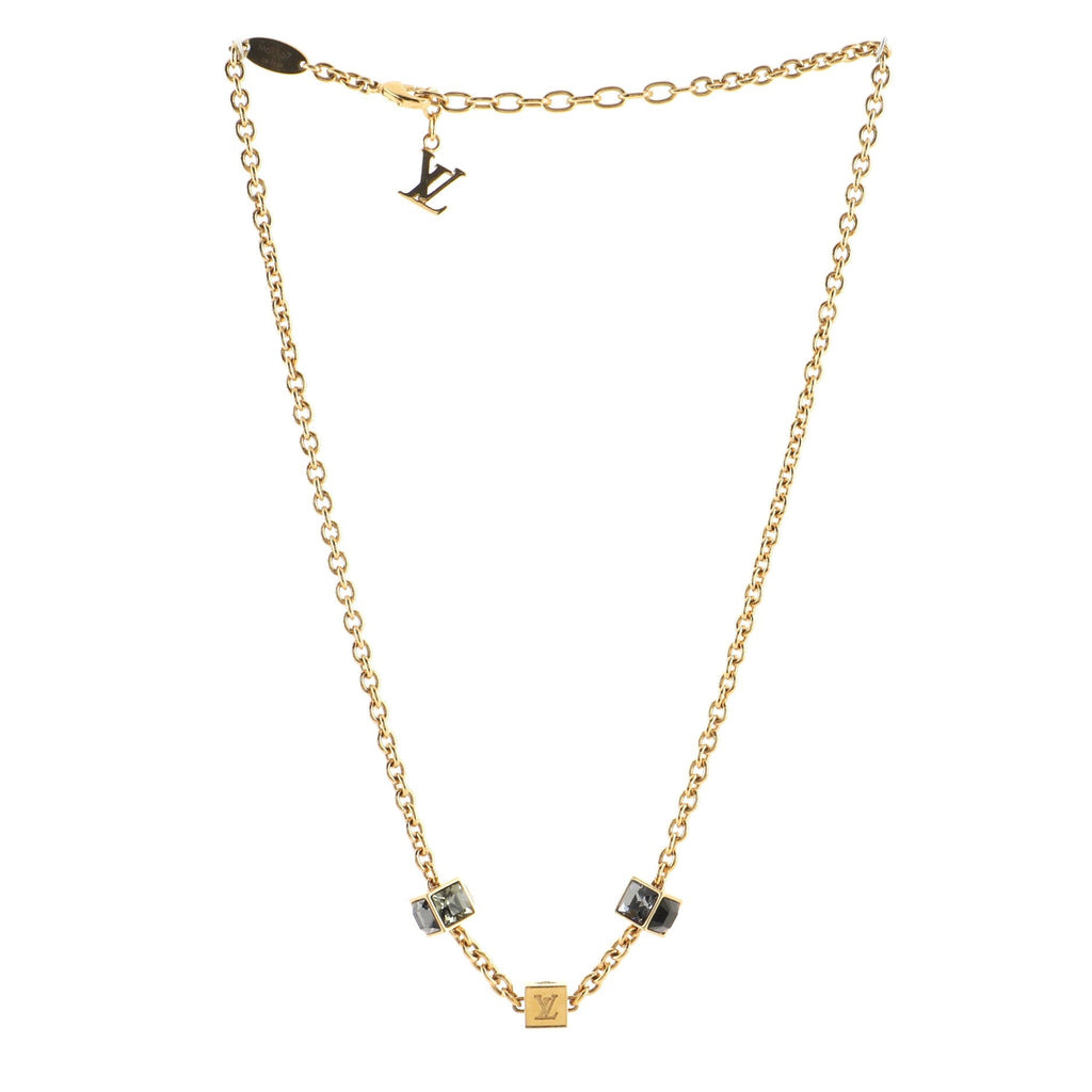 Gamble Short Necklace Metal with Crystal