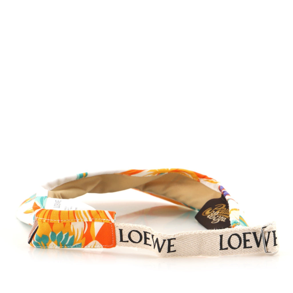 Paula's Ibiza Sun Visor Printed Canvas Large