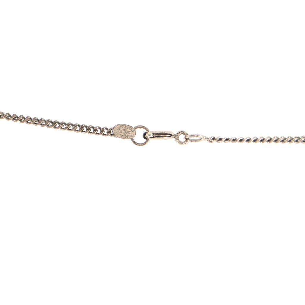 CC Pendant Necklace Metal with Enamel