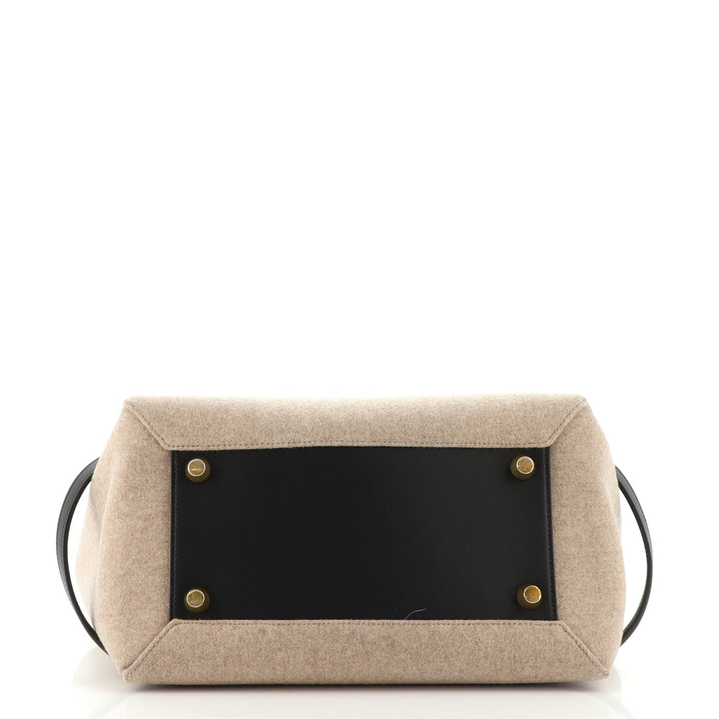 Belt Bag Felt and Leather Mini
