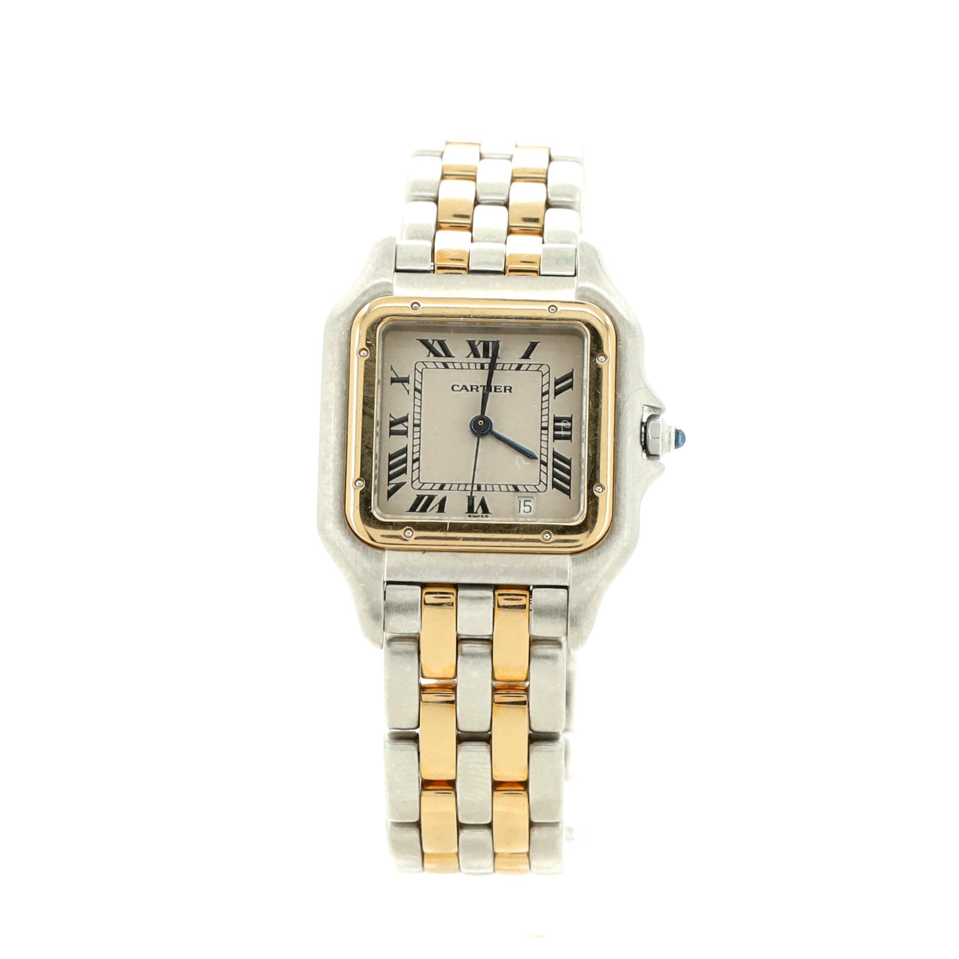 Panthere de Cartier Quartz Watch Stainless Steel and Yellow Gold 27