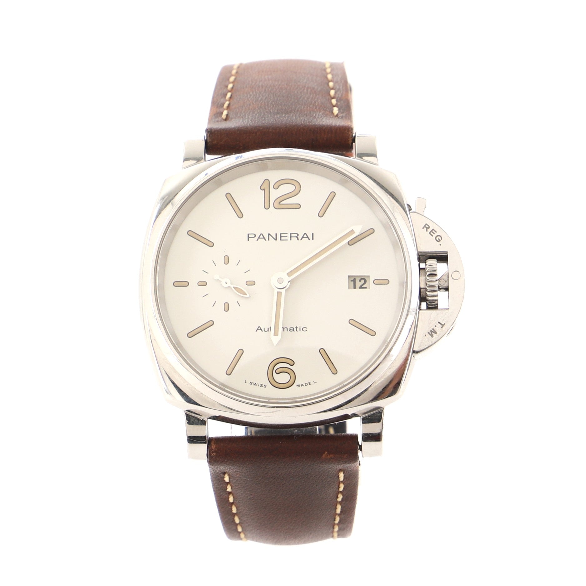 Luminor Due Automatic Watch Stainless Steel and Leather 42