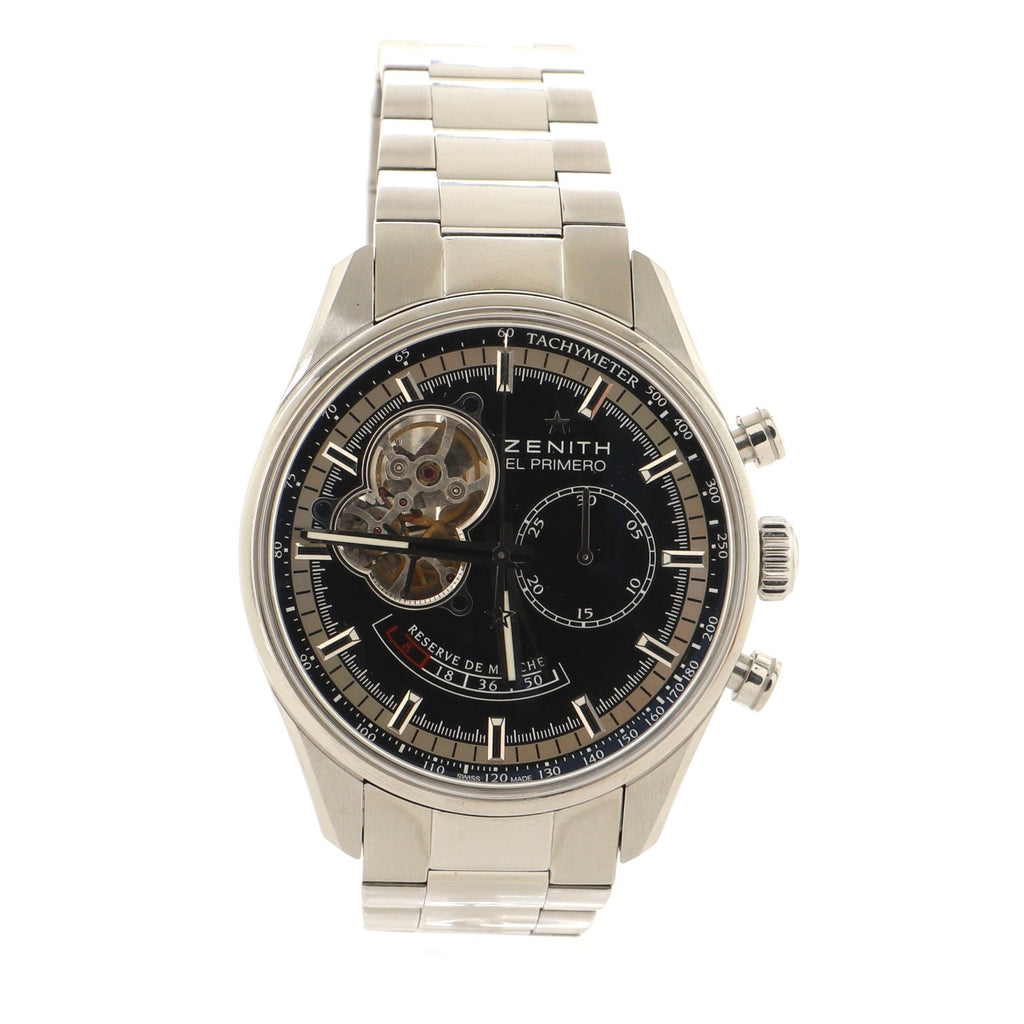 El Primero Chronomaster Open Power Reserve Automatic Watch Stainless Steel 42