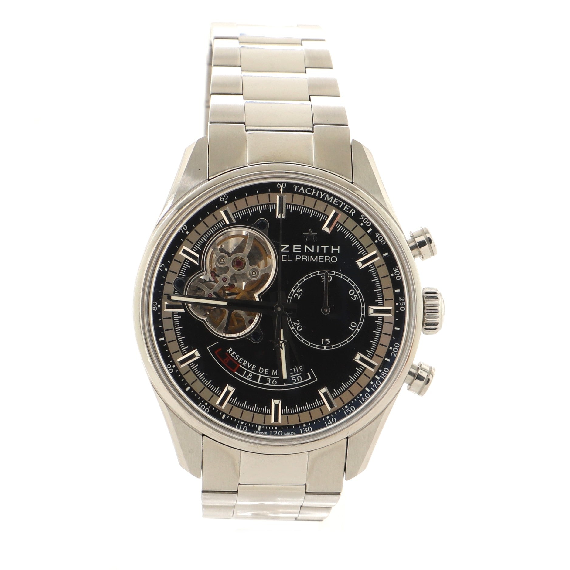 El Primero Chronomaster Open Power Reserve Automatic Watch Stainless Steel 42