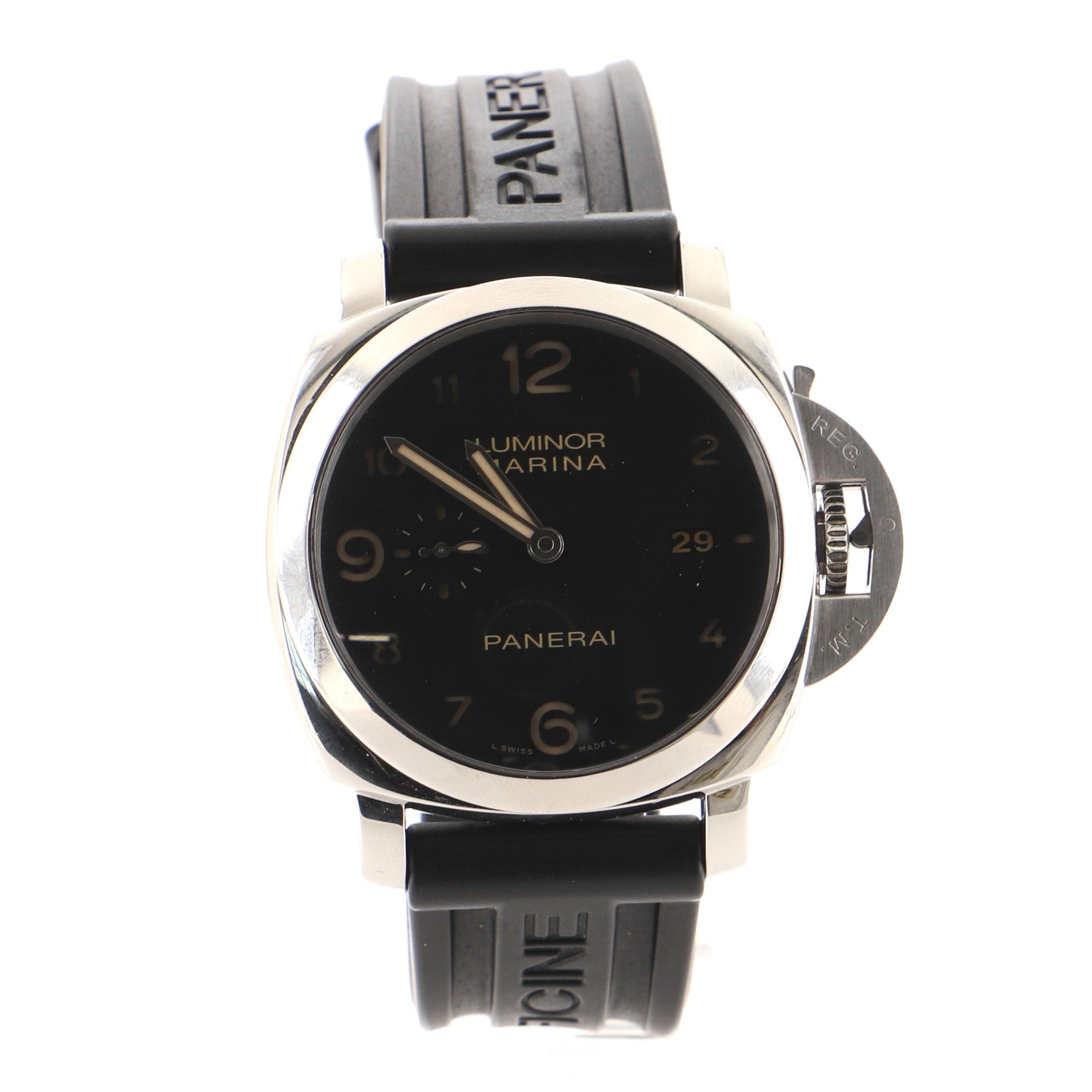 Luminor Marina 1950 3 Days Automatic Watch Stainless Steel and Rubber 44