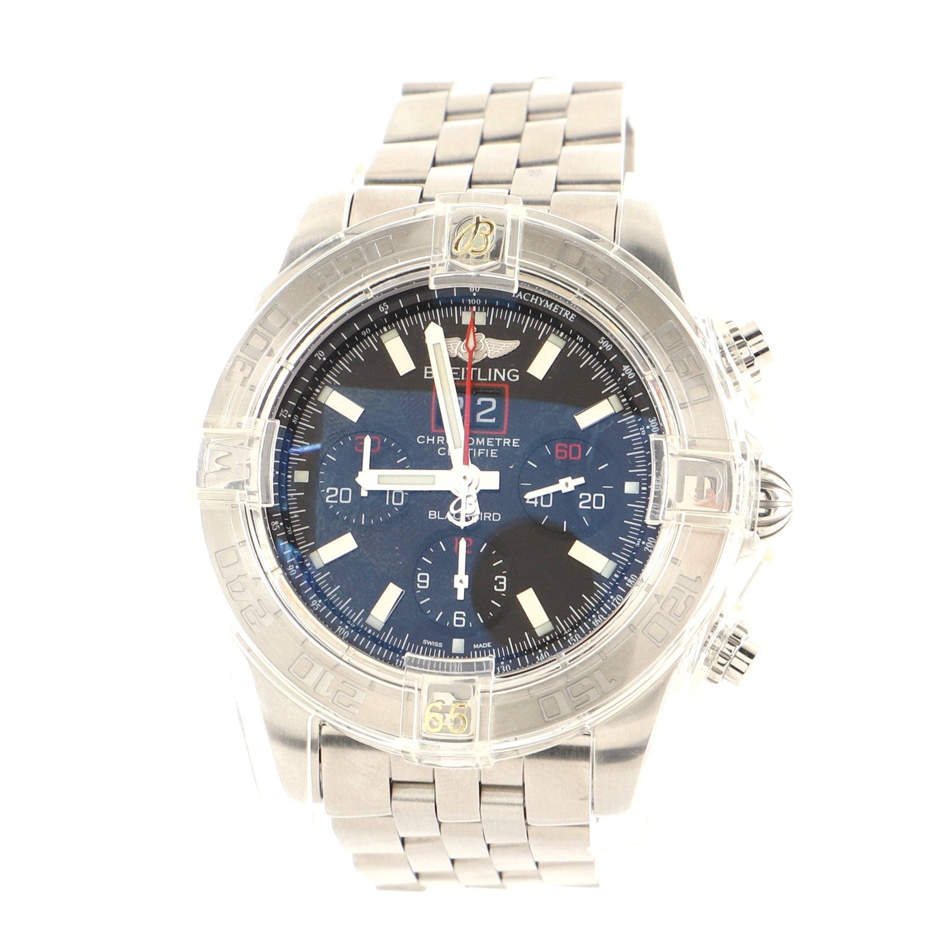 Chronomat Blackbird Chronograph Automatic Watch Stainless Steel 44