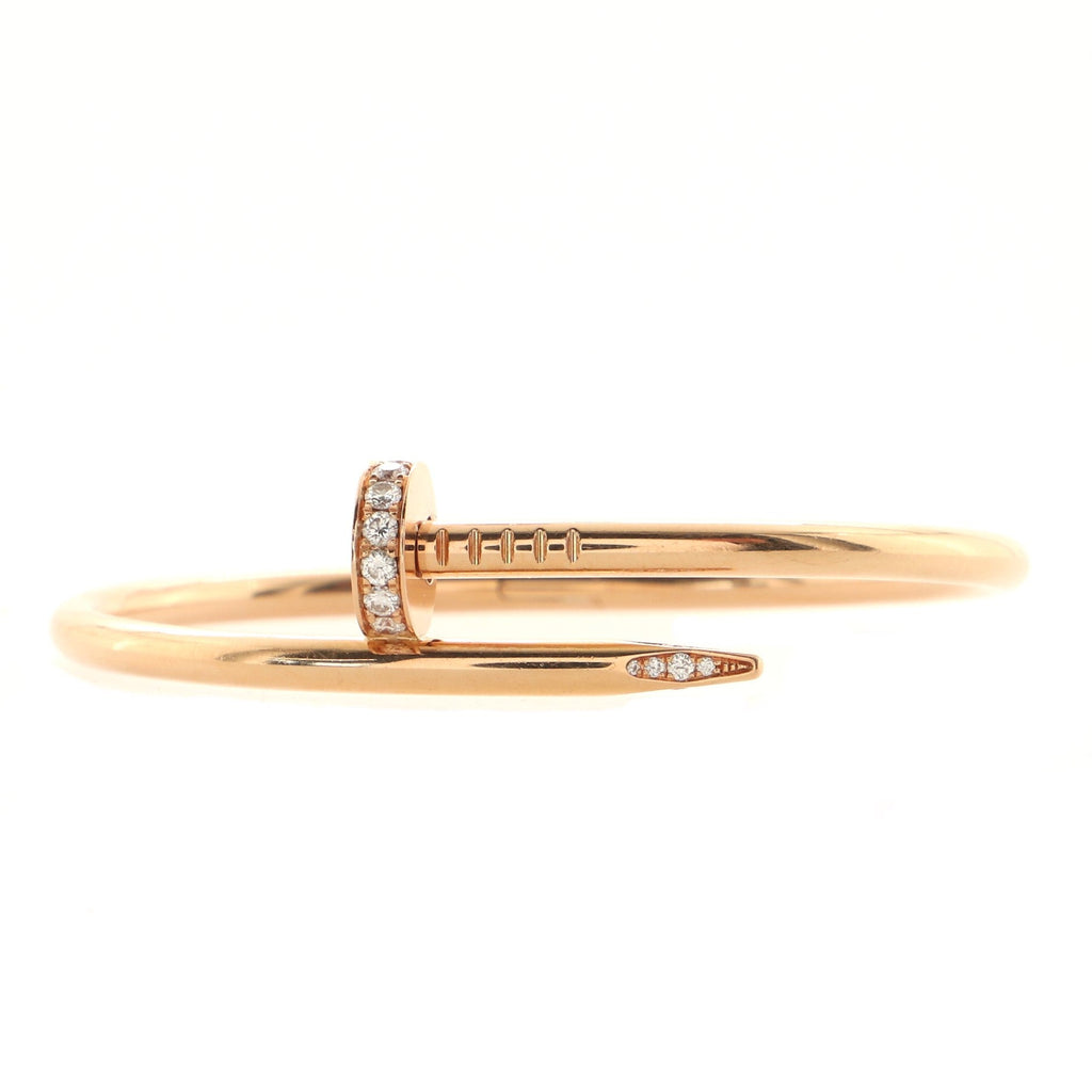 Juste un Clou Bracelet 18K Rose Gold with Diamonds Classic
