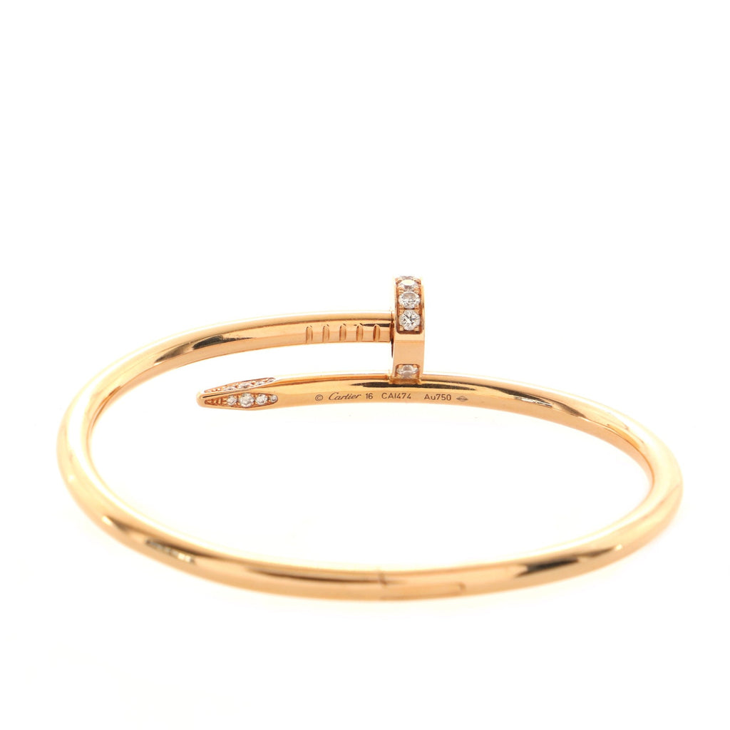 Juste un Clou Bracelet 18K Rose Gold with Diamonds Classic