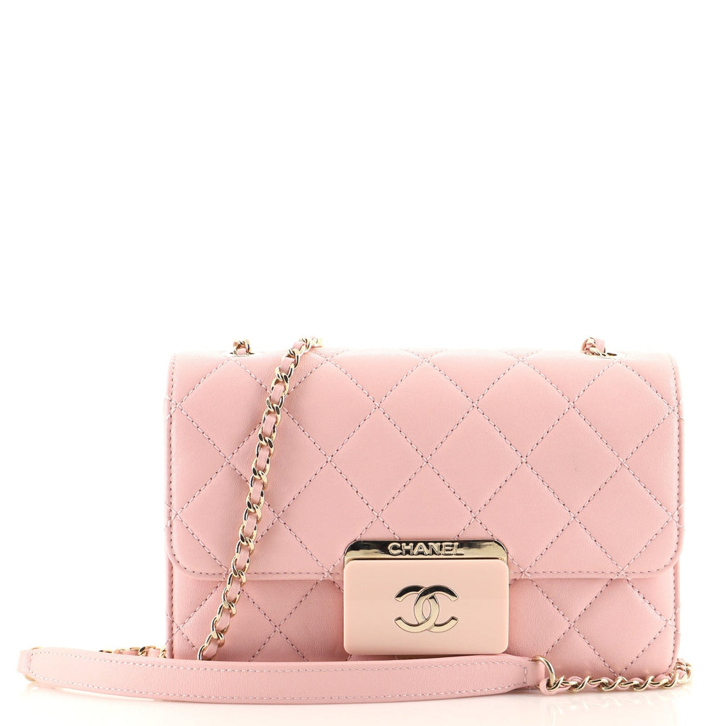 Beauty Lock Flap Bag Quilted Sheepskin Mini