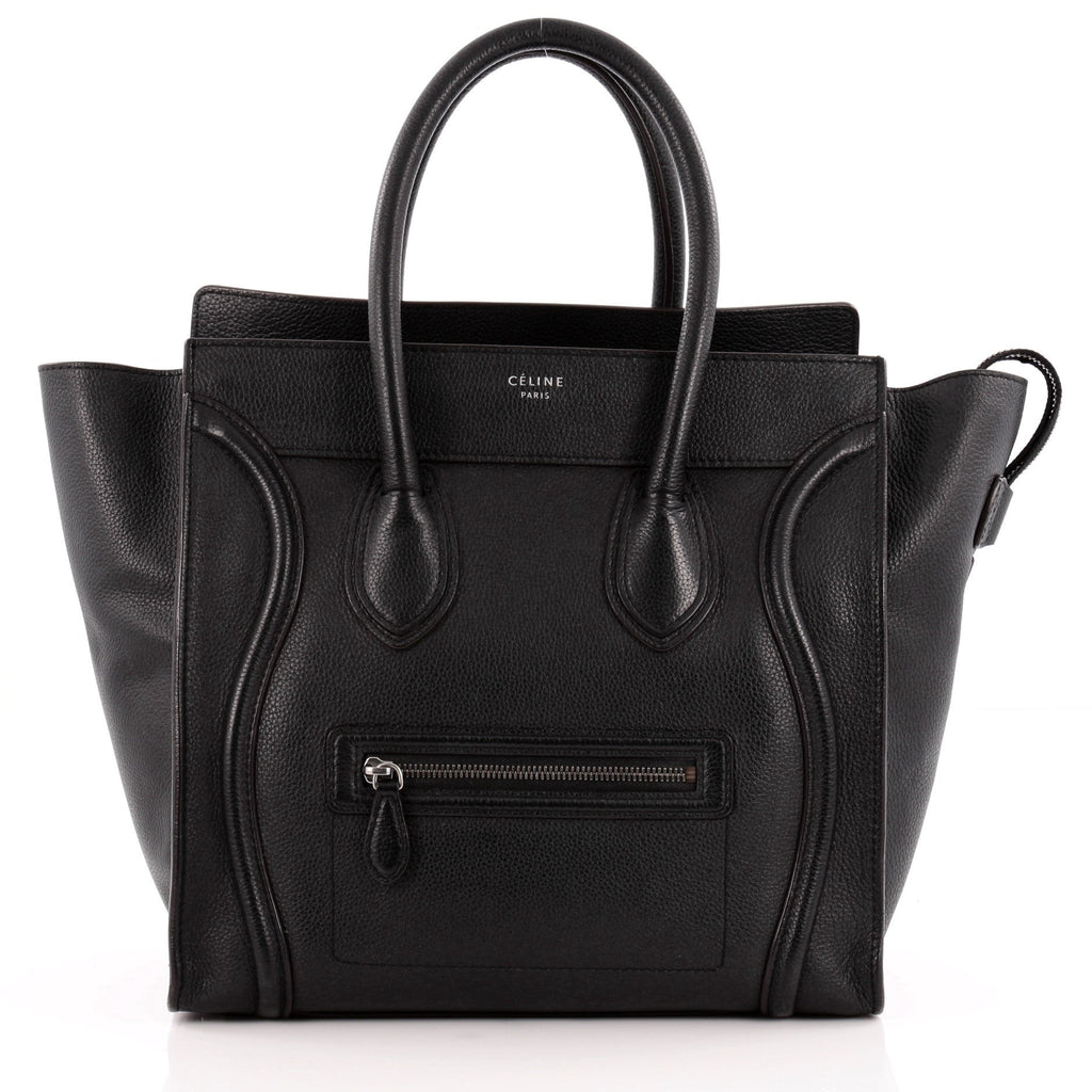 Luggage Handbag Grainy Leather Mini
