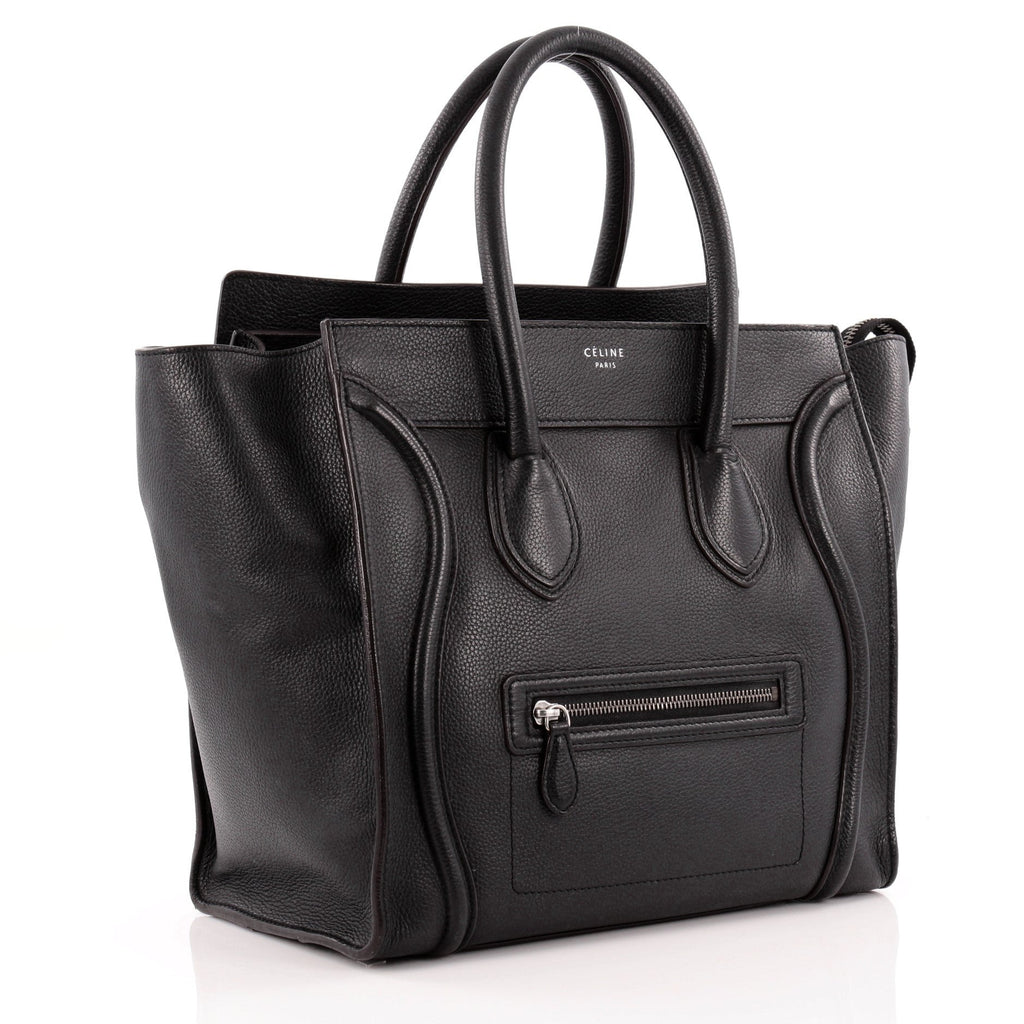 Luggage Handbag Grainy Leather Mini