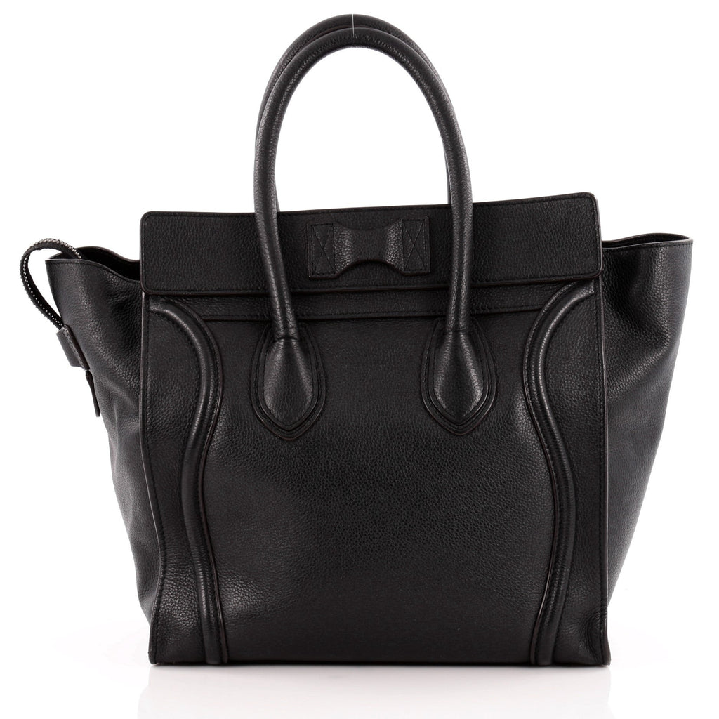 Luggage Handbag Grainy Leather Mini