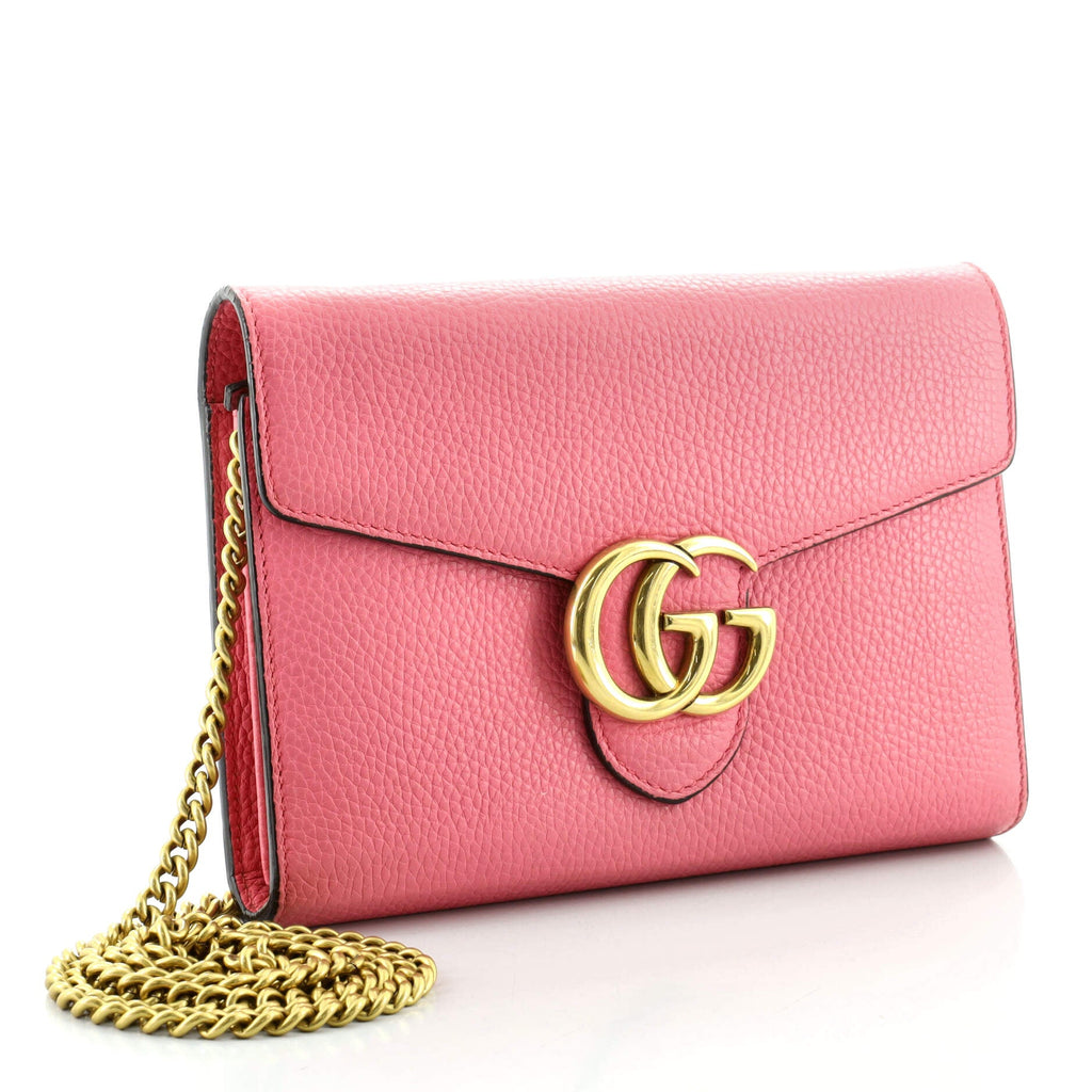 GG Marmont Chain Wallet Leather Mini