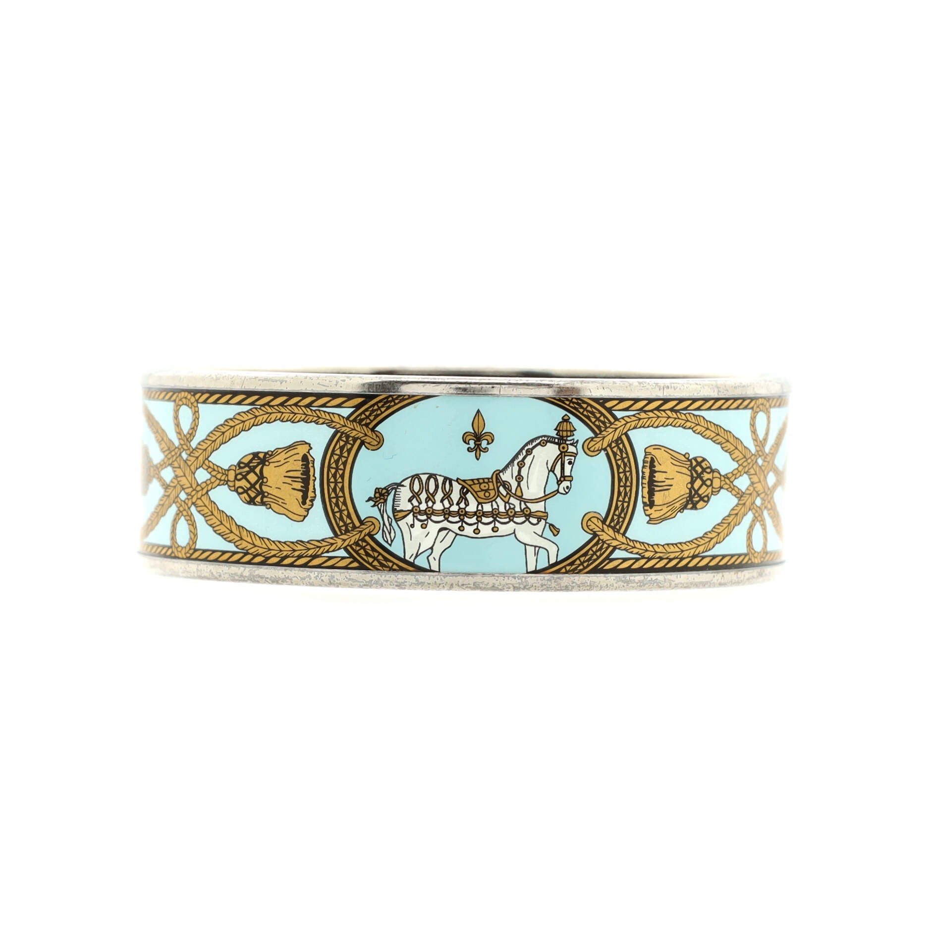 Bangle Bracelet Printed Enamel Medium