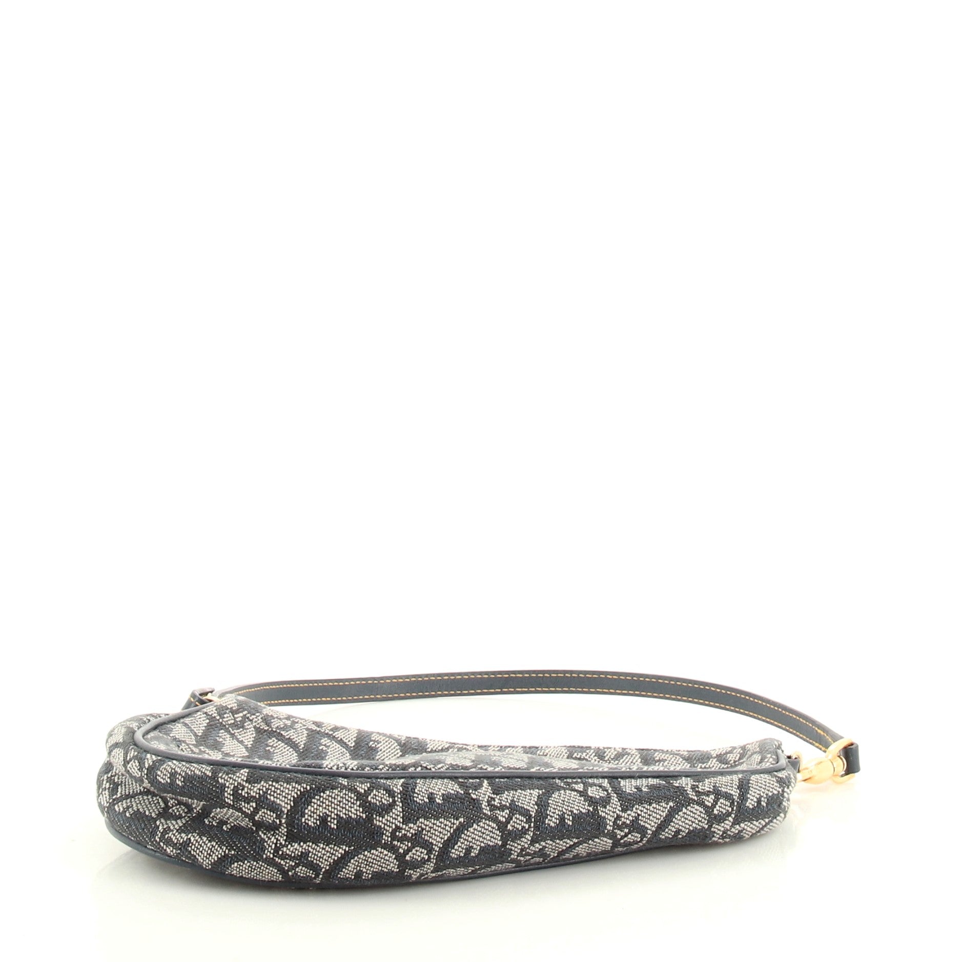 Vintage Saddle Bag Diorissimo Canvas Mini