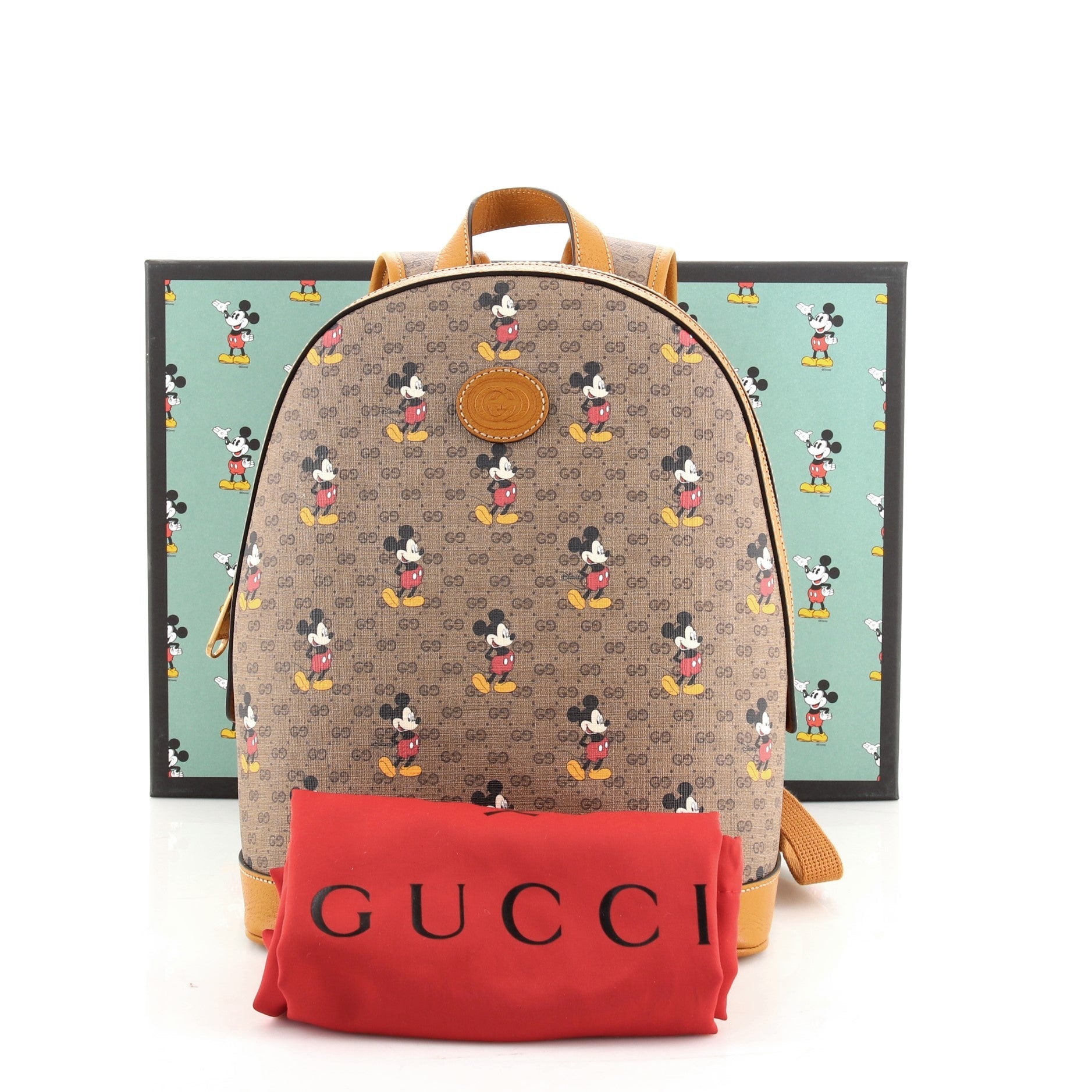 Disney Mickey Mouse Backpack Printed Mini GG Coated Canvas Small