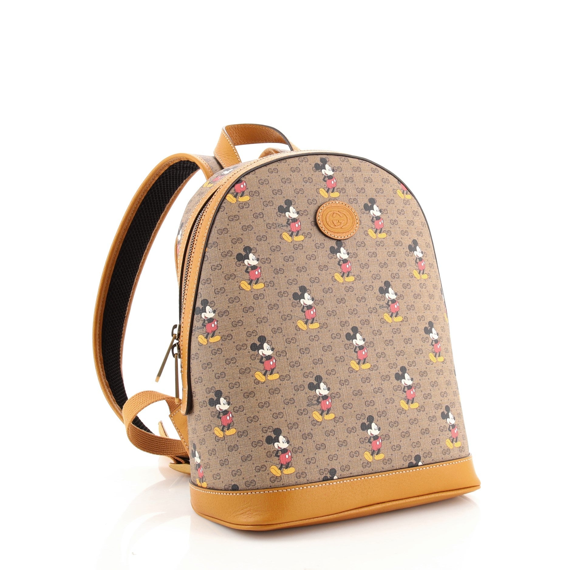 Disney Mickey Mouse Backpack Printed Mini GG Coated Canvas Small