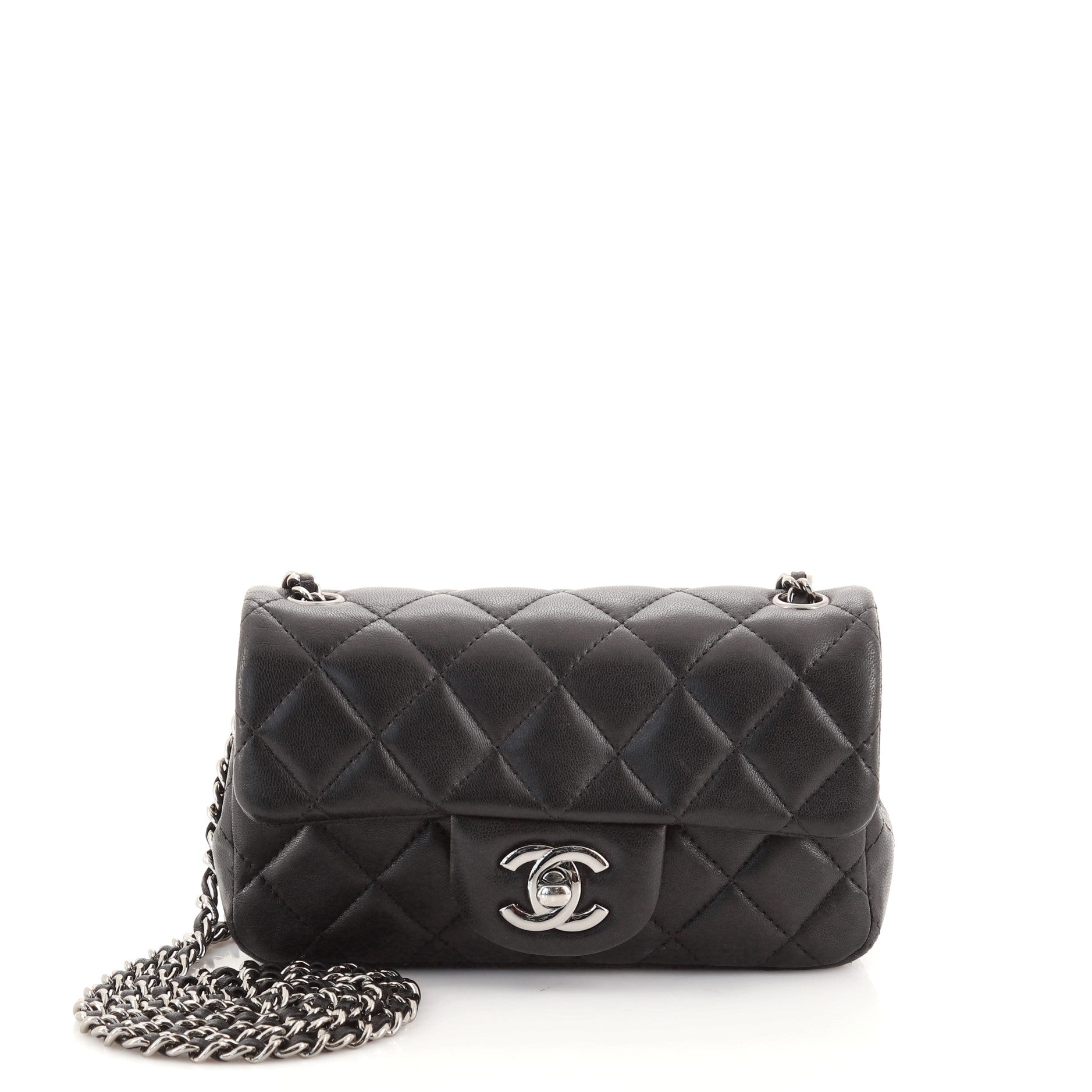 Classic Single Flap Bag Quilted Lambskin Extra Mini