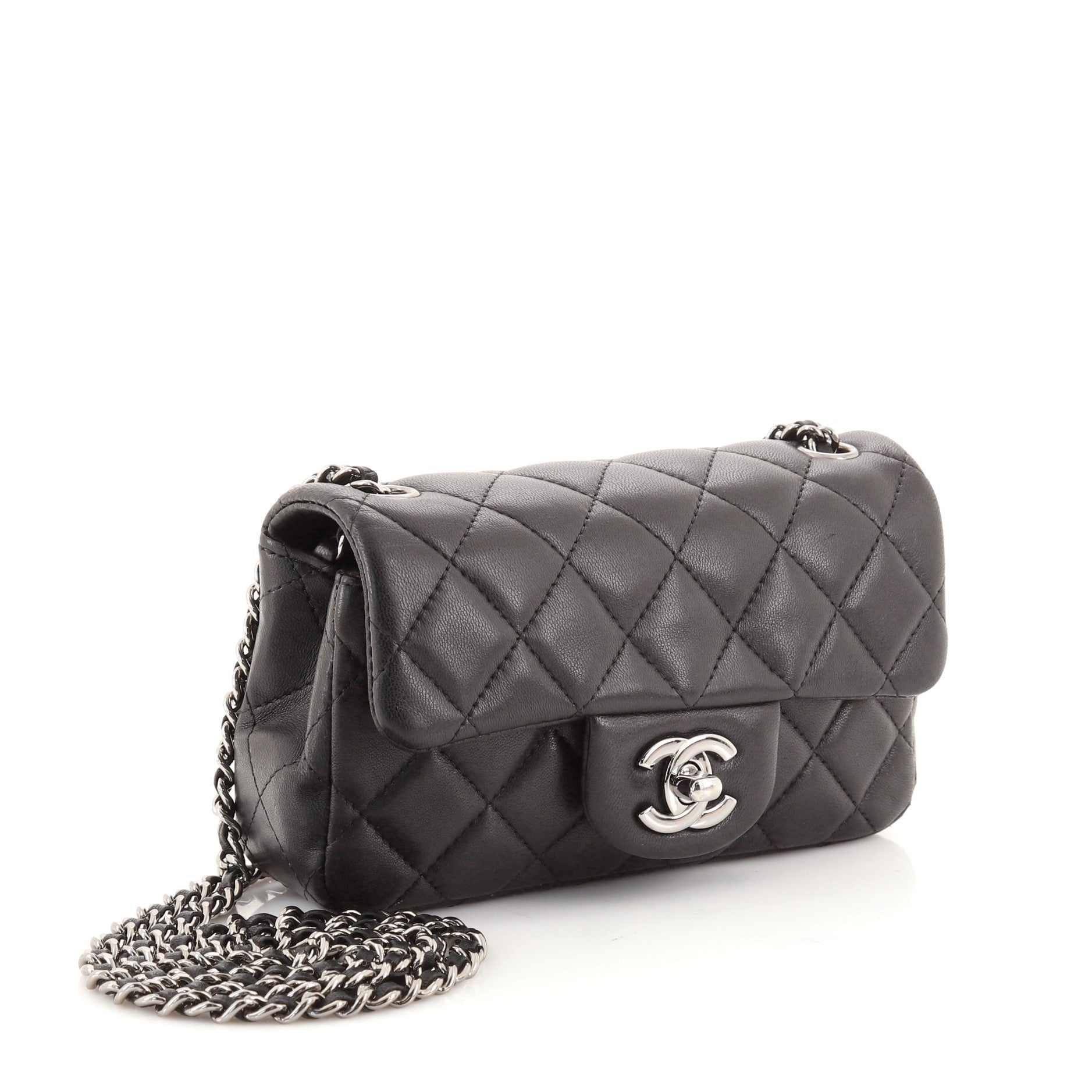 Classic Single Flap Bag Quilted Lambskin Extra Mini