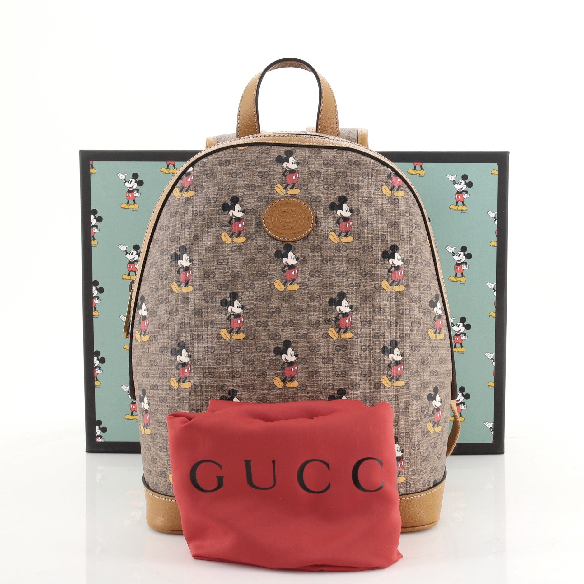 Disney Mickey Mouse Backpack Printed Mini GG Coated Canvas Small