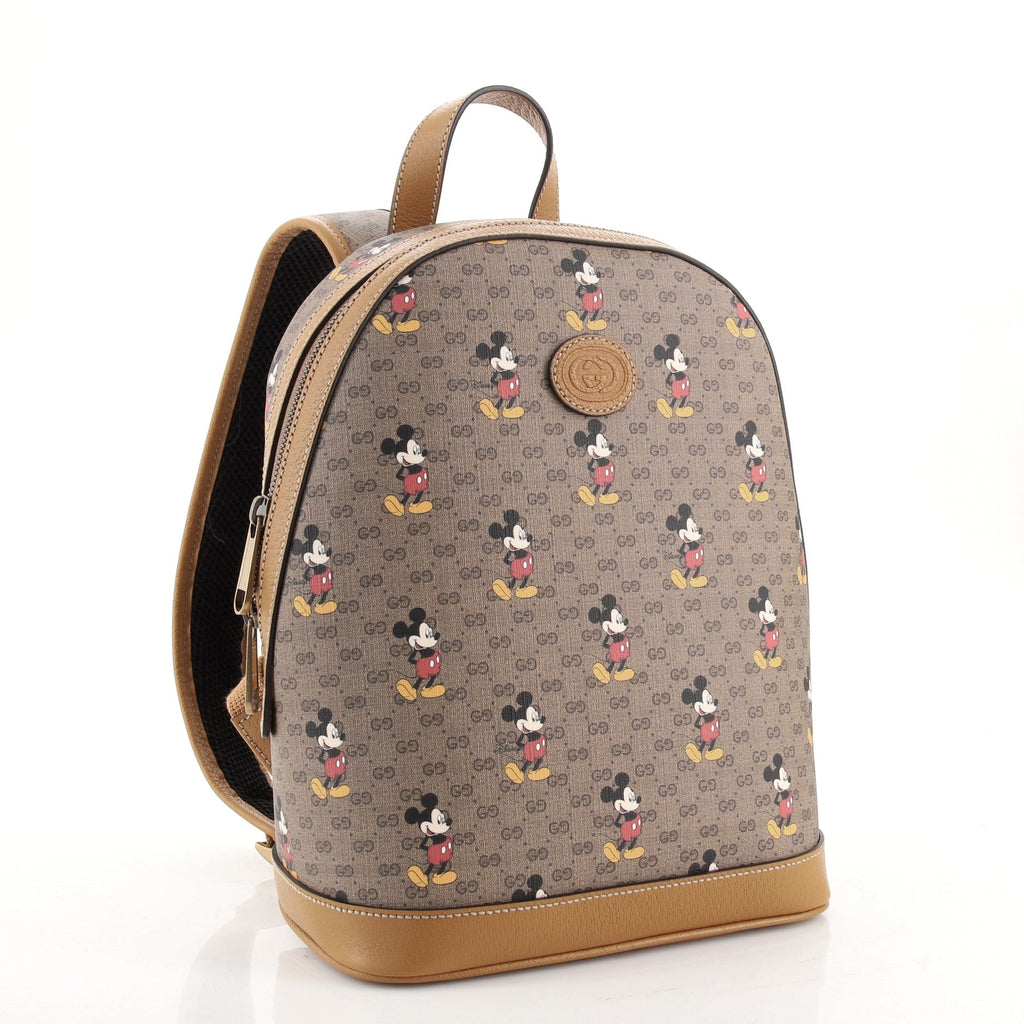 Disney Mickey Mouse Backpack Printed Mini GG Coated Canvas Small