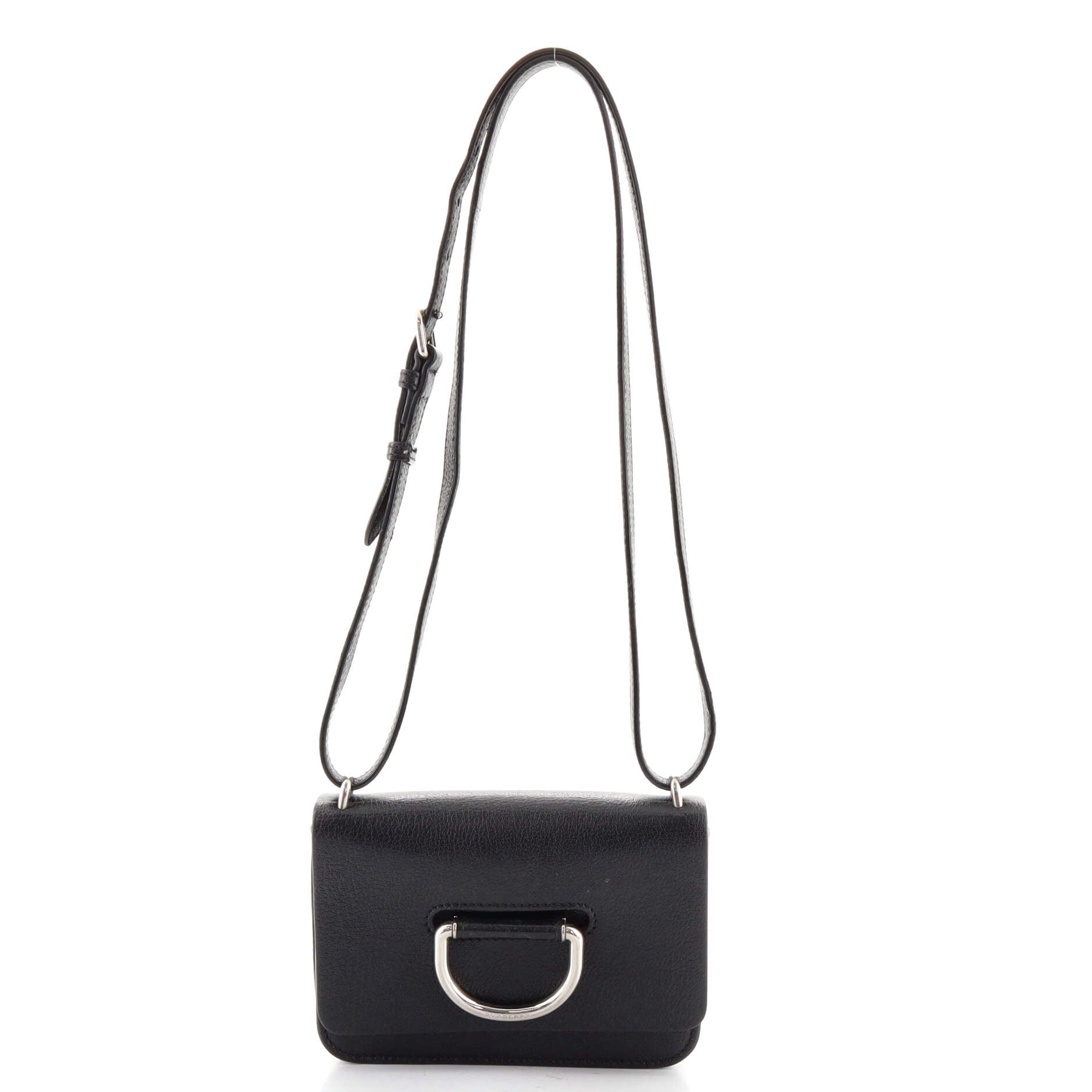 D-Ring Shoulder Bag Leather Mini