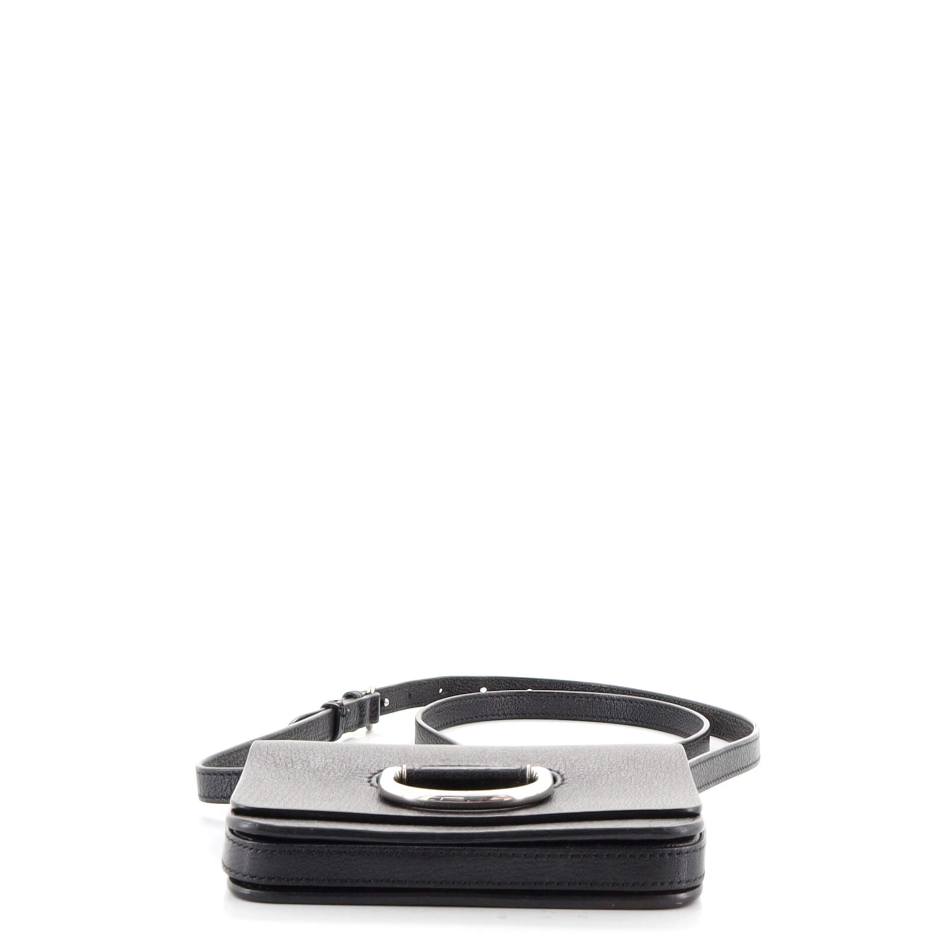 D-Ring Shoulder Bag Leather Mini