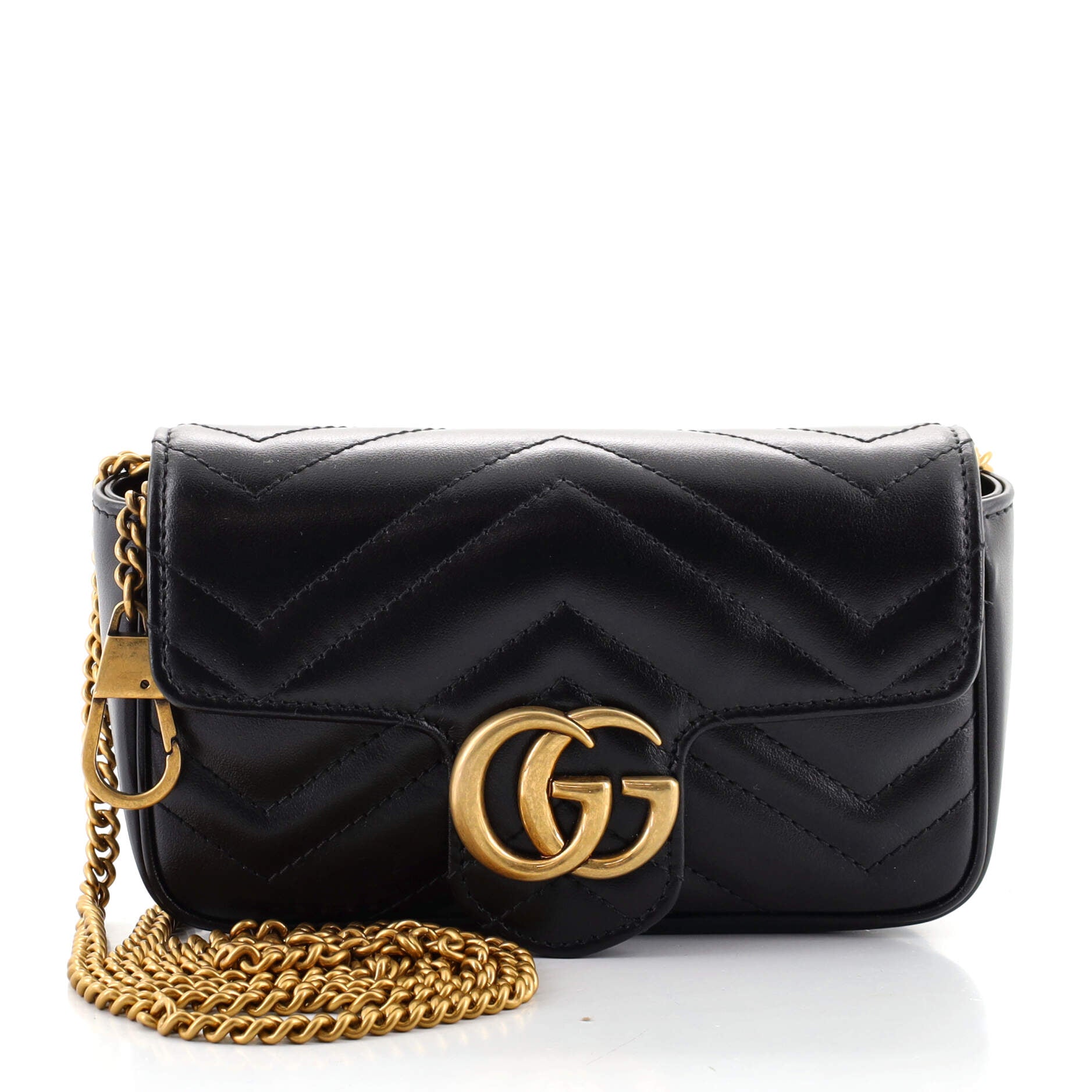 GG Marmont Flap Bag Matelasse Leather Super Mini