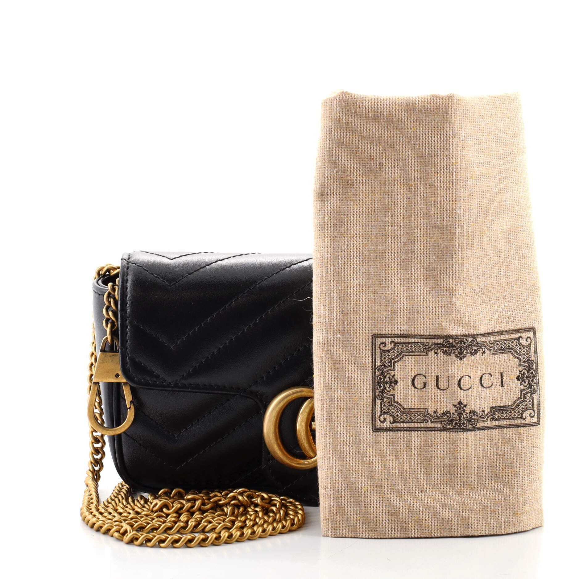 GG Marmont Flap Bag Matelasse Leather Super Mini