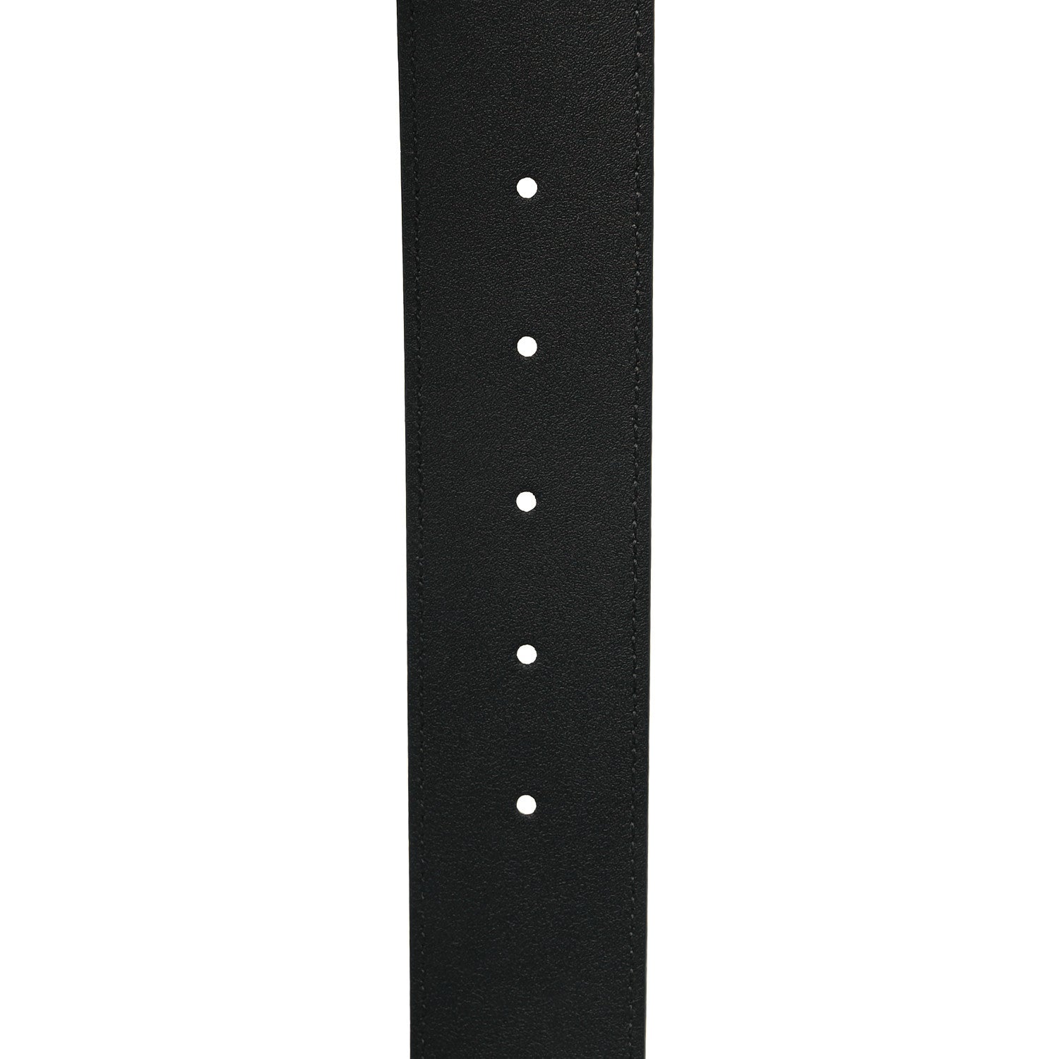 Moon Calfskin Pearl Double G 40mm Belt 70 28 Black Cream