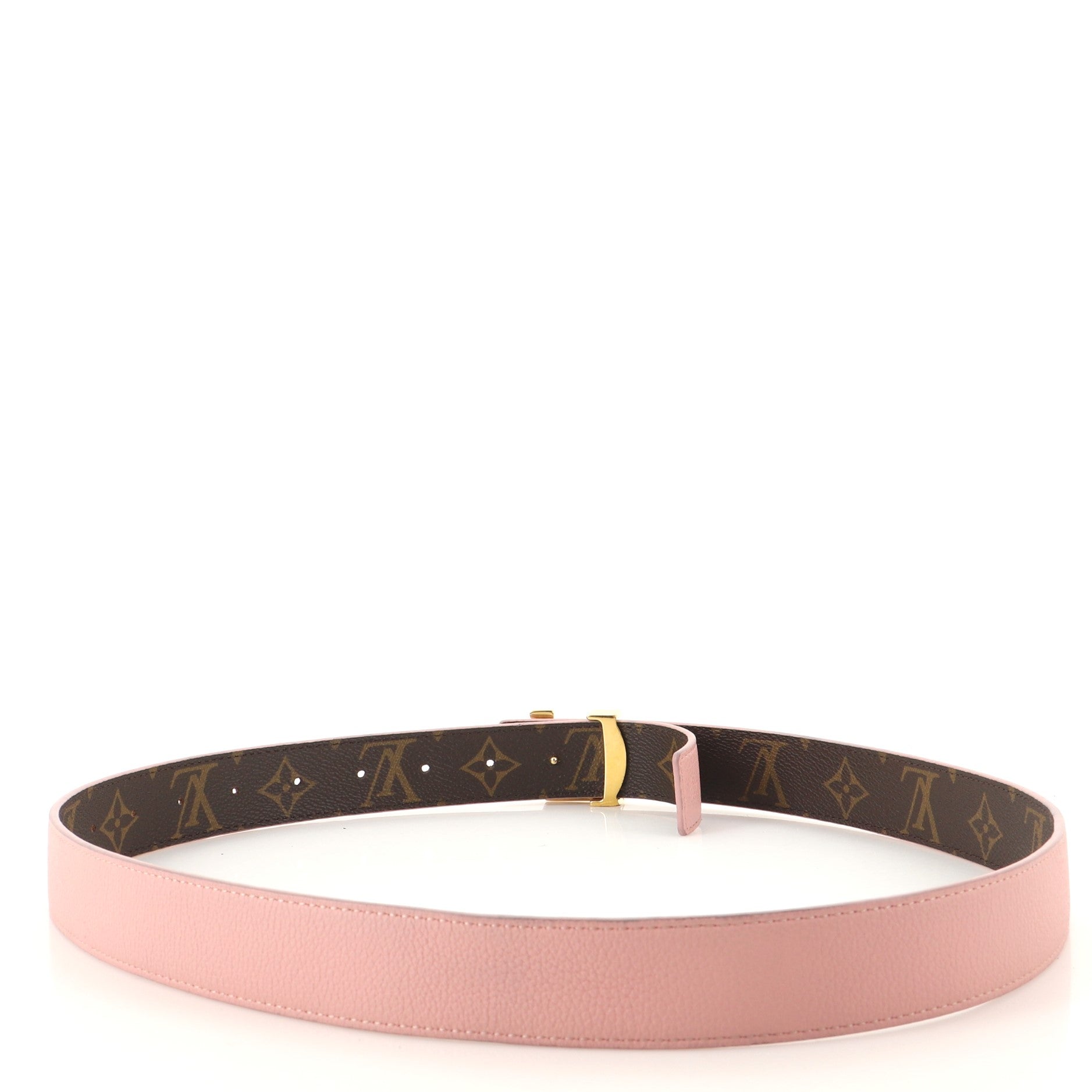 LV Initiales Reversible Belt Monogram Canvas and Leather Medium 90