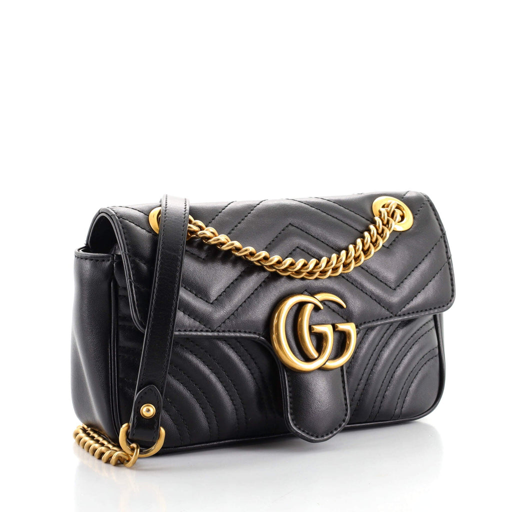 GG Marmont Flap Bag Matelasse Leather Mini
