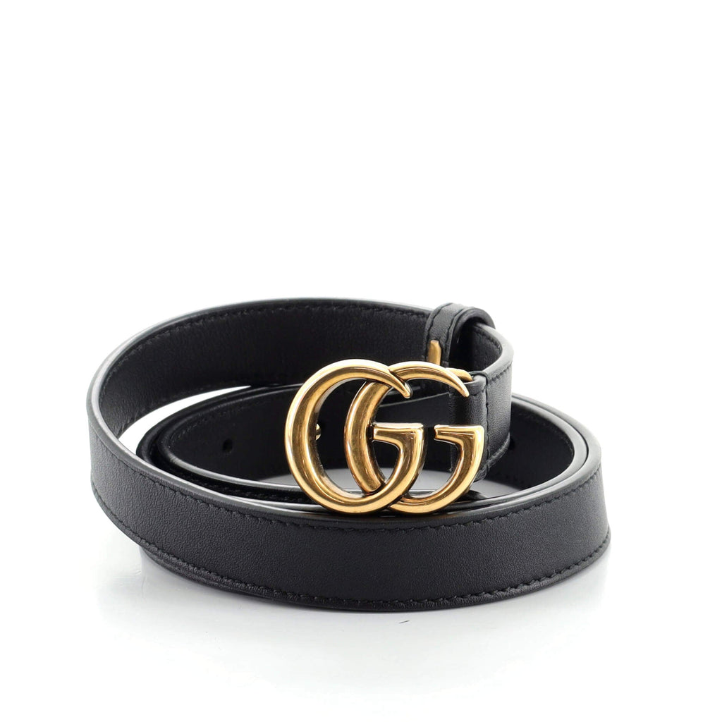 GG Marmont Belt Leather Thin 75