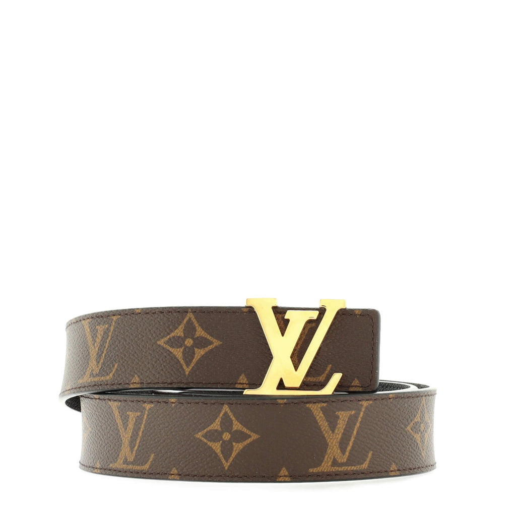LV Initiales Reversible Belt Monogram Canvas and Leather Medium 80