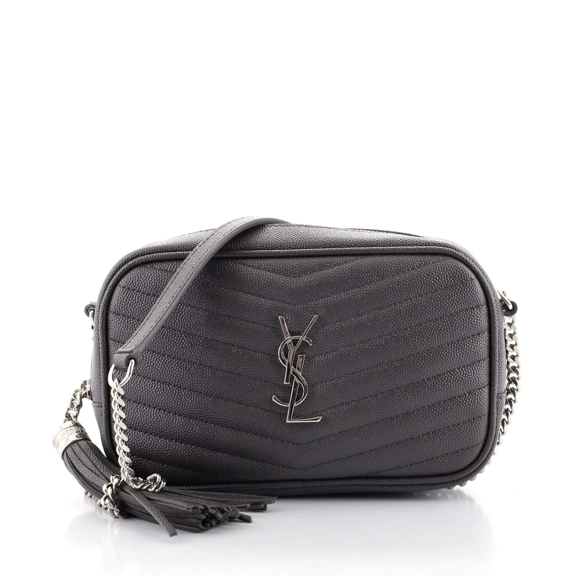 Lou Camera Bag Matelasse Chevron Leather Mini